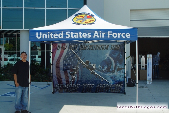 10 x 10 Pop Up Tent - United States Air Force